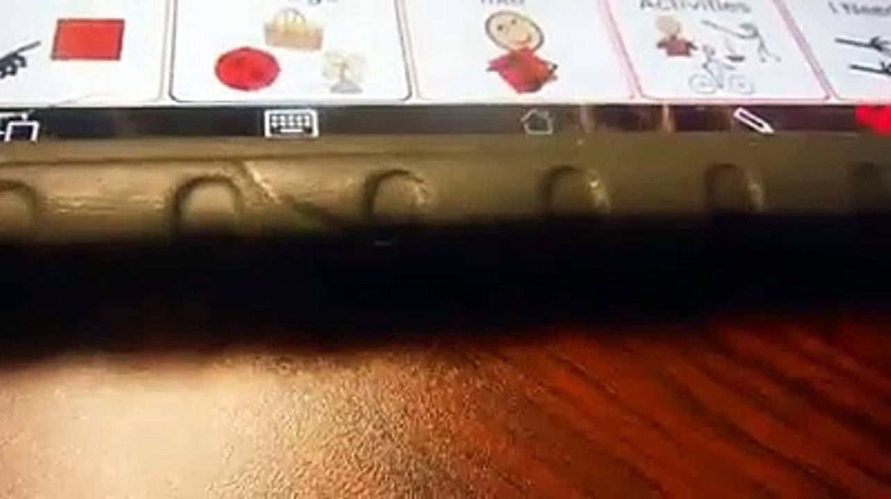 Using Proloquo2go to discuss handling anger