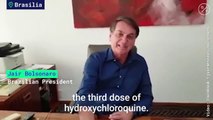 Brazil President Jair Bolsonaro Takes Hydroxychloroquine as Covid-19 Treatment