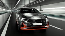 Aerodynamik des Audi e-tron S Sportback Prototyp Animation