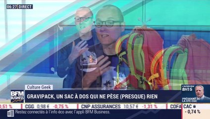 Culture Geek : Gravipack, un sac à dos qui ne pèse (presque) rien, par Anthony Morel - 08/07