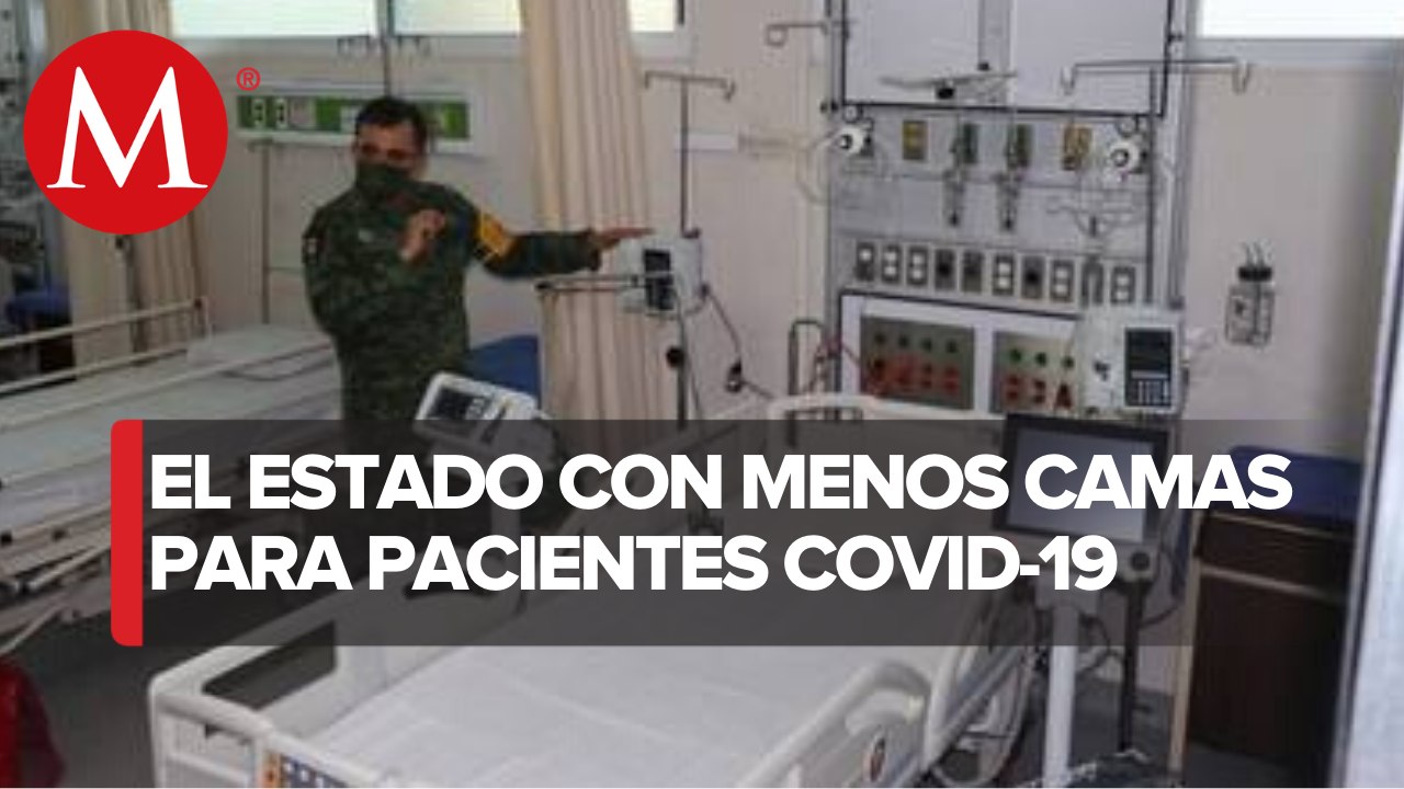 Tabasco es la entidad con menos camas para pacientes covid-19