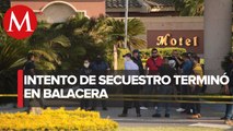 Balacera y persecución deja dos detenidos y tres heridos en Guadalupe