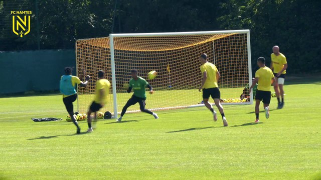 Quelques buts de la séance d'entraînement de mardi soir