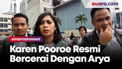 Karen Pooroe Resmi Bercerai Dengan Arya Satria Claproth