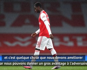 34e j. - Arteta : "Nous devons tirer les leçons de ce nouveau carton rouge"