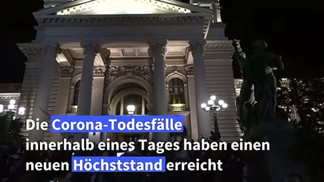 Gewalt bei Protesten gegen Corona-Ausgangssperre in Serbien