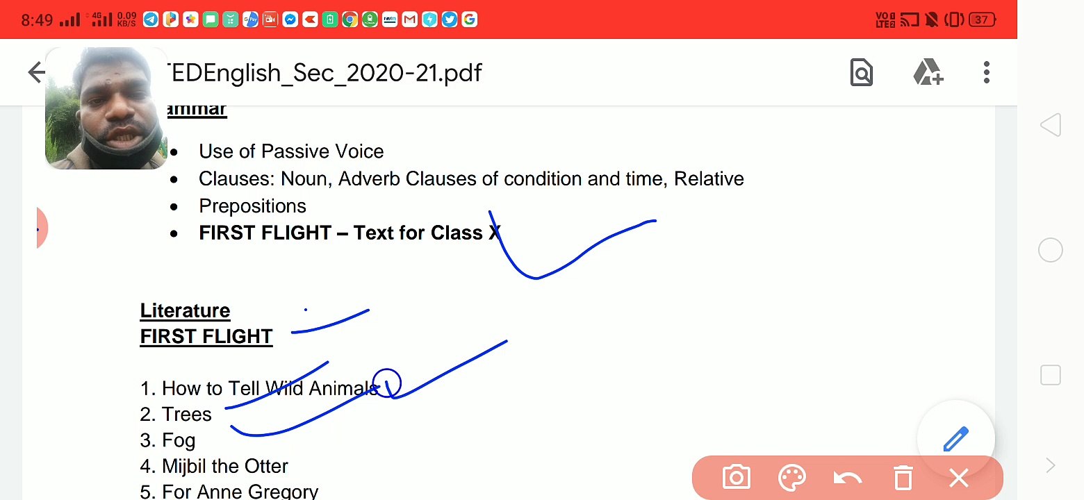 CBSE class X English syllabus deleted part, clearly explained