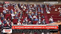 Regardez les images du nouveau ministre de la Justice Éric Dupond-Moretti chahuté ce matin par les députés à l'Assemblée nationale lors de sa prise de parole