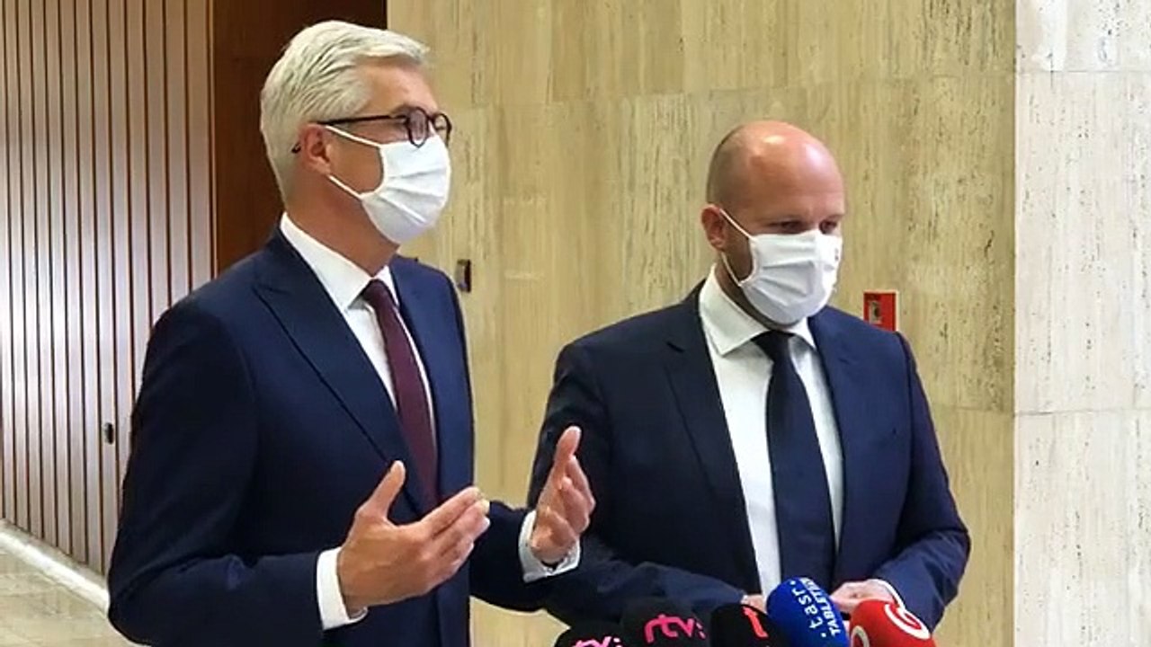 ZÁZNAM: Brífing ministra zahraničných vecí I.Korčoka a obrany J. Naďa