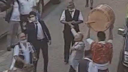 Gelin alma merasiminde akılalmaz görüntüler!