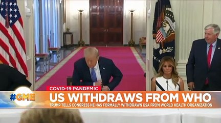 Trump takes steps to withdraw US from World Health Organization