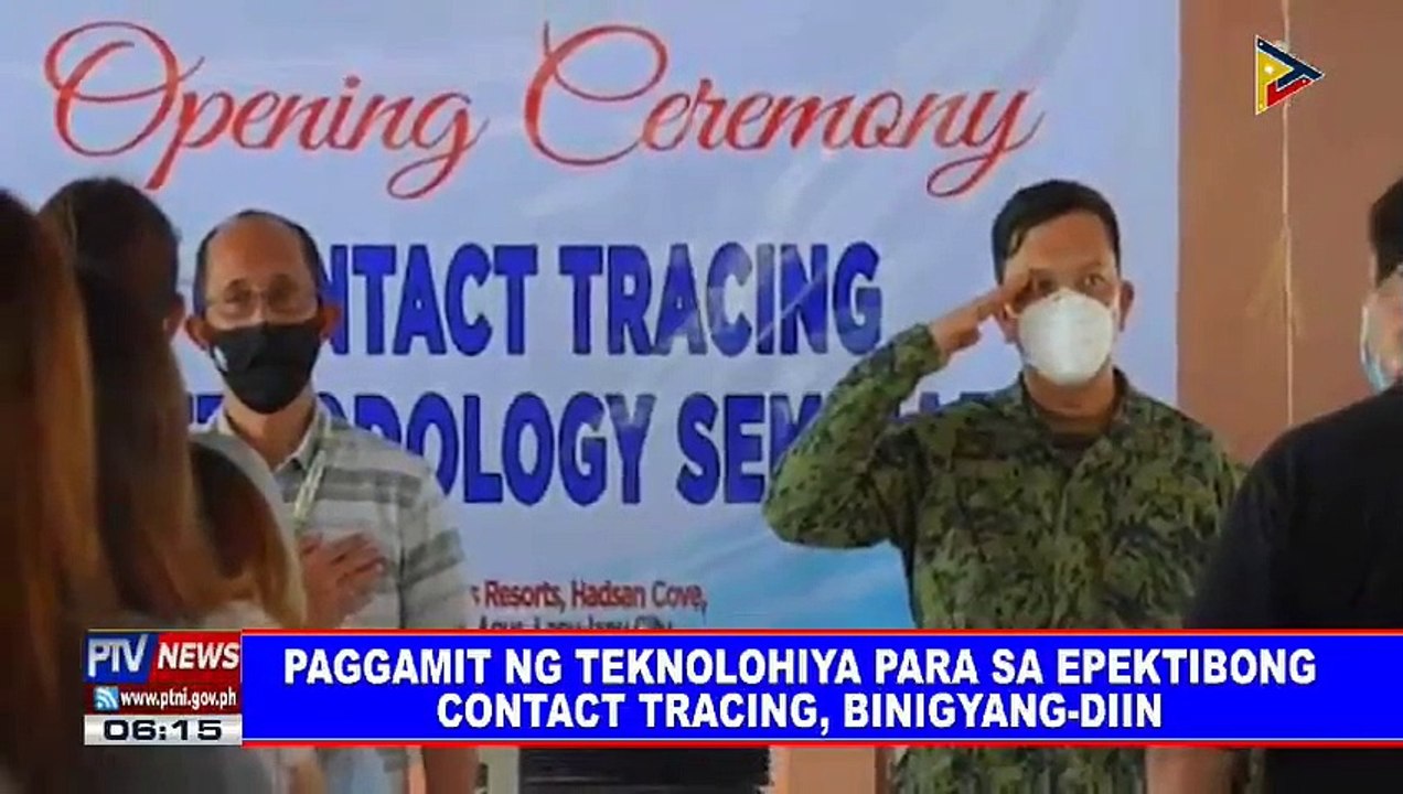 Paggamit ng teknolohiya para sa epektibong contact tracing, binigyang-diin
