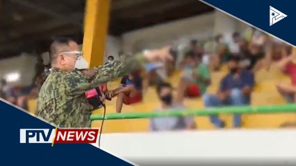 Quarantine violators sa QC, hinuli; mga nahuli, binigyan at tinuruan ng tamang pagsusuot ng face masks