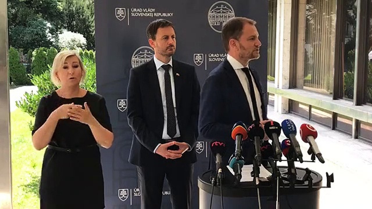 ZÁZNAM: Brífing I. Matoviča a E. Hegera