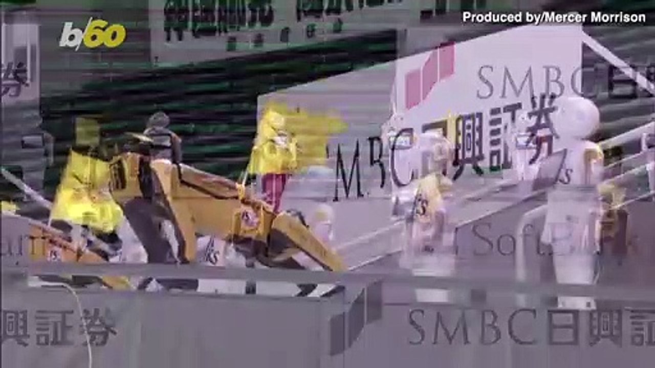 Robot Rave! Watch These Dancing Robots Bust a Move in an Empty Japanese Baseball Stadium!
