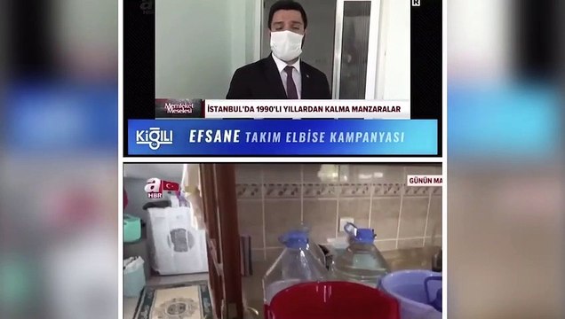 A Haber yine alay konusu oldu! ''Sular kesik ama çamaşır makinesi çalışıyor''