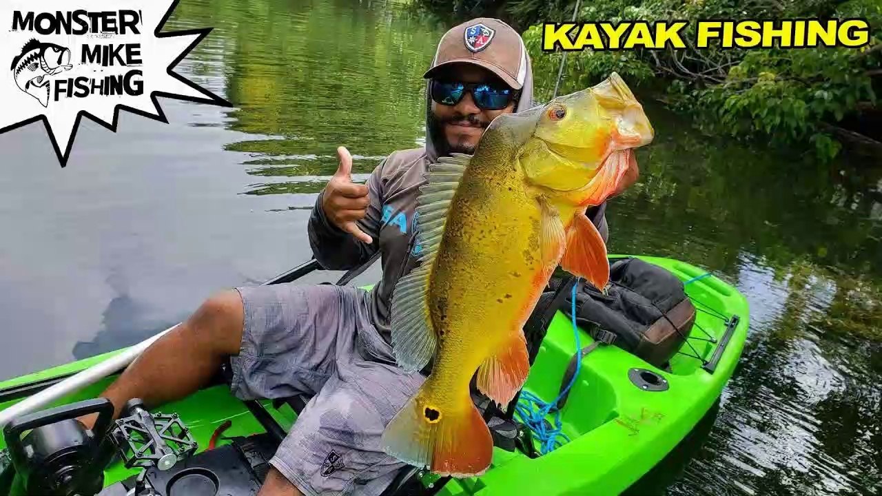 Kayak Bass Fishing in Urban Miami Waterways