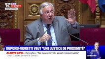 Justice: Eric Dupond-Moretti interpellé au Sénat