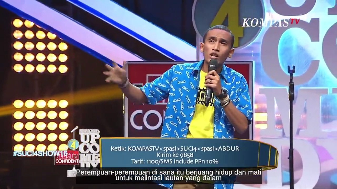 Stand Up Comedy Abdur: Saya Itu Lahir dari Tangan Dukun Beranak - SUCI 4