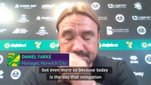Farke 'sorry' after Norwich's relegation is confirmed