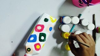 Bottle Painting Ideas#Easy Painting#Bottle Decoration by Multi color