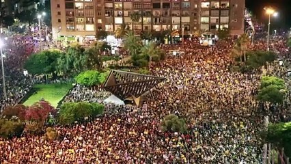 Tel Aviv'de Netanyahu hükümeti karşıtı protesto - KUDÜS