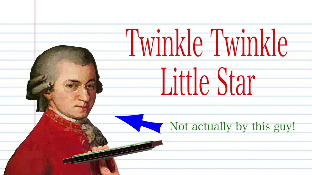 How to Play Play Twinkle Twinkle Little Star on a Tremolo Harmonica with 16 Holes