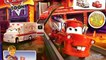 Disney Pixar Cars Toon Rescue Squad Mater Saves Lightning McQueen Ambulance Burning Building Fire