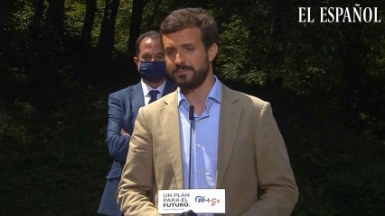 Casado lamenta la "hipocresía" y el "cinismo" de Sánchez sobre los pactos con el PP
