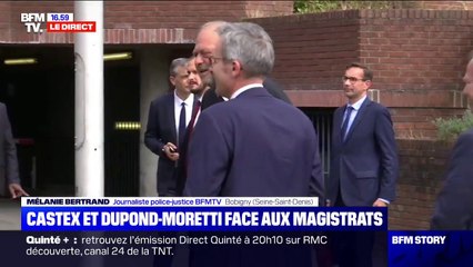 Tải video: Castex et Dupond-Moretti sont arrivés au tribunal de Bobigny pour rencontrer les magistrats