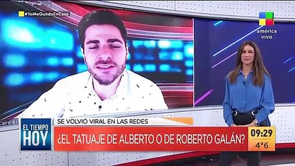 Viral en las redes: ¿Se tatuó a Alberto Fernández o a Roberto Galán?