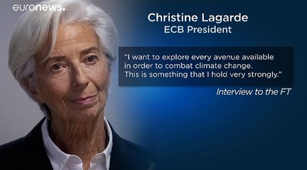 Christine Lagarde veut une Banque Centrale Européenne plus "verte"