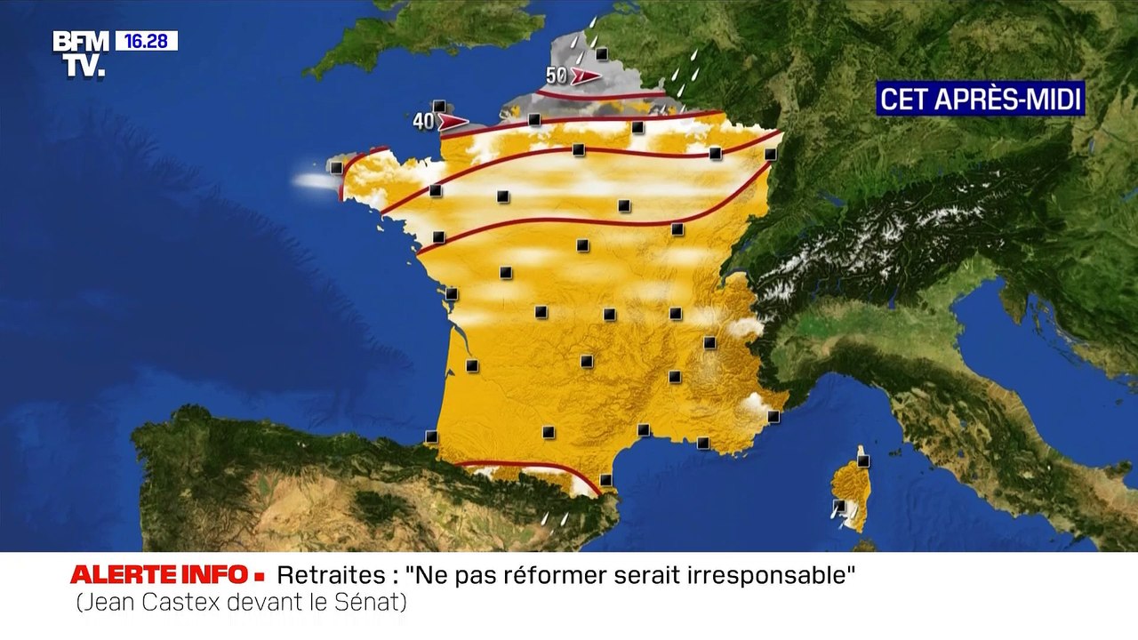 La météo pour ce jeudi 9 juillet 2020