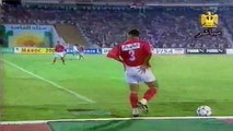 الشوط الثاني مباراة الرجاء الرياضي و الاهلي المصري 1-0 دوري ابطال افريقيا 1999