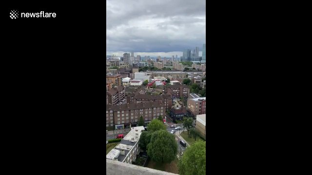 'It was like a bomb going off!' One dead as crane collapses onto house in London