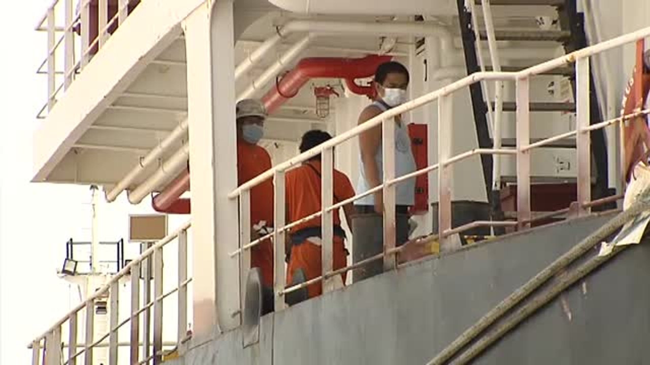 Inmovilizado un barco en el Puerto de Algeciras por un posible brote de COVID-19