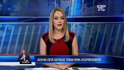 Esta es a posible terna de donde saldría el nuevo vicepresidente del Ecuador