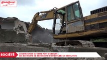 Construction du 4ème pont d’Abidjan : Des bâtiments de Bramakoté (Attécoubé) en démolition