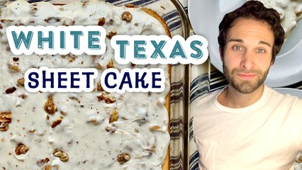 White Texas Sheet Cake