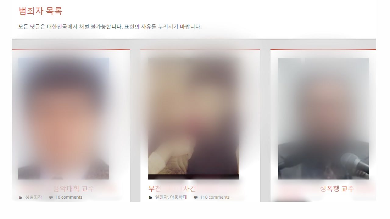 경찰, 범죄자 신상정보 사이트 '디지털 교도소' 내사 착수 / YTN