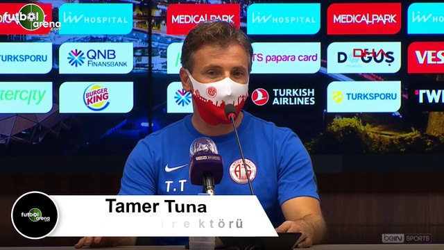 Tamer Tuna: Antalyaspor, Süper Lig'de olsun diye çok mücadele verdik