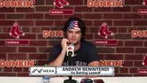 Andrew Benintendi Confident In Batting Leadoff, Red Sox 60 Game Season