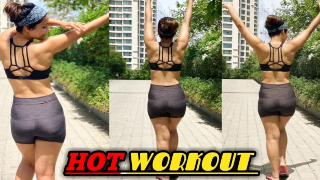 Hina Khan Hot Workout Video | Hina Khan Latest Video