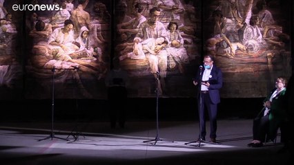 Safet Zec inaugura exposição sobre as vítimas do massage de Srebrenica