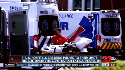 U.S. hospitals are being pushed to their limits by COVID-19 pandemic