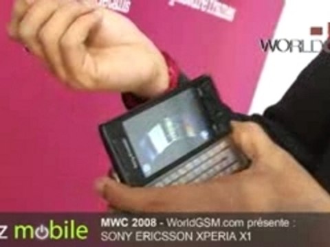 MWC 2008 SONY ERICSSON XPERIA X1 WORLDGSM