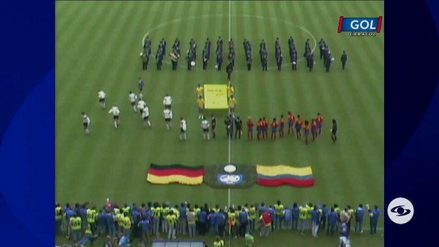 Alemania vs Colombia (Mundial Italia 1990) PARTIDO COMPLETO - OTI Colombia