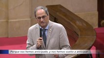 Torra, ante los reproches por el brote de Lérida: 