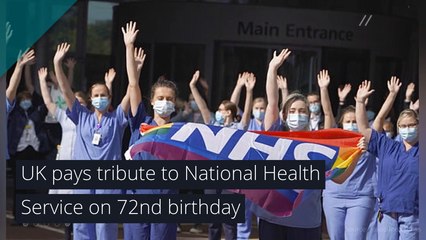 UK pays tribute to National Health Service on 72nd birthday, and other top stories from July 08, 2020.