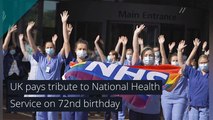 UK pays tribute to National Health Service on 72nd birthday, and other top stories from July 08, 2020.